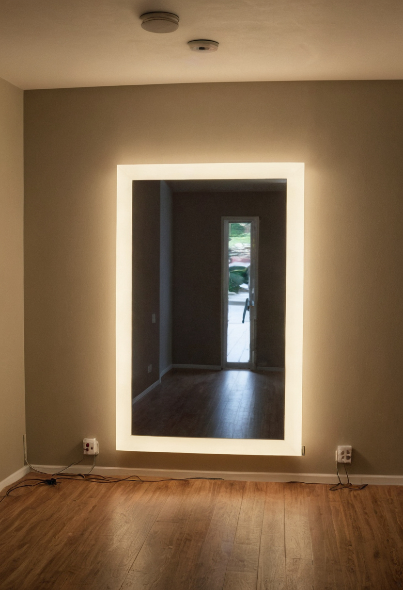 Practical visual for A floor-mirror glare test should happen before electrical rough-in
