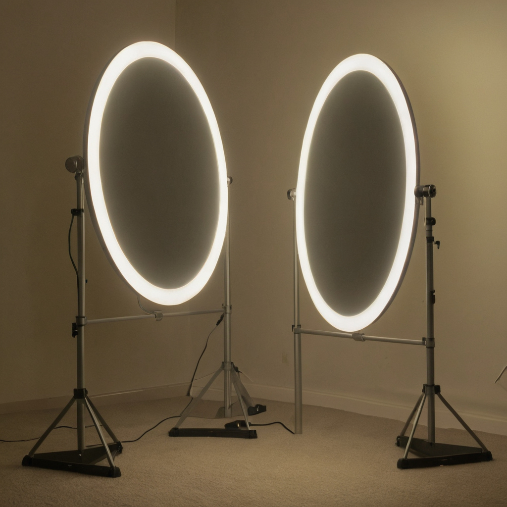 Practical visual for Shielding, dimming, and finish selection reduce residual floor-mirror glare